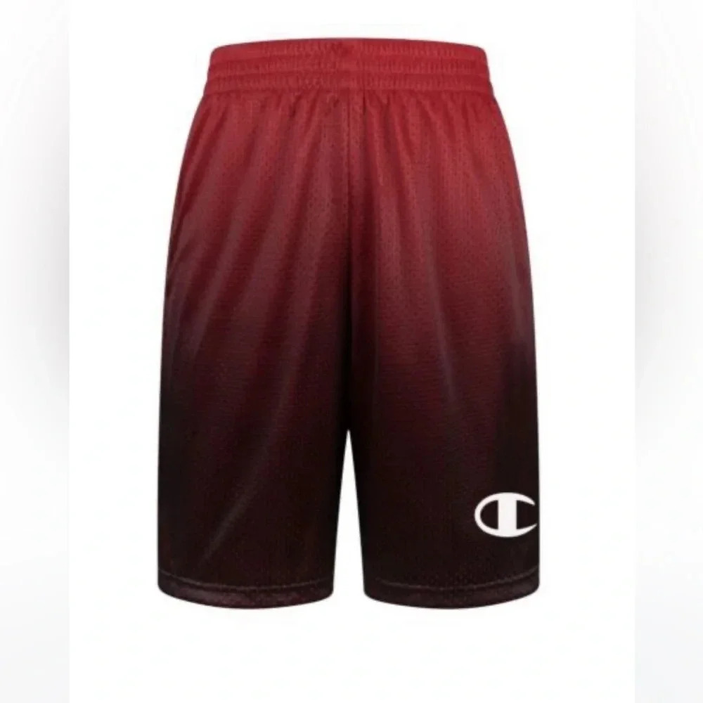 Champion Youth Size XL Ombre Mesh Basketball Shorts‎ Boys Red New With Tags​